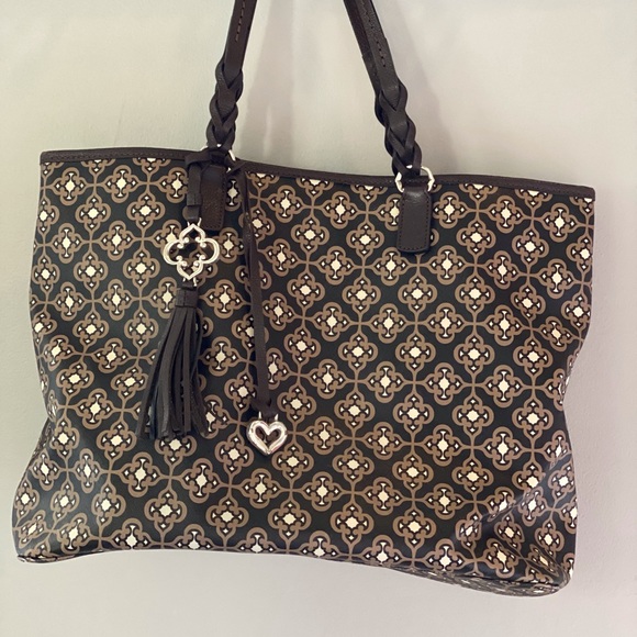 Brighton Handbags - Brighton Araceli Carryall Black Chocolate